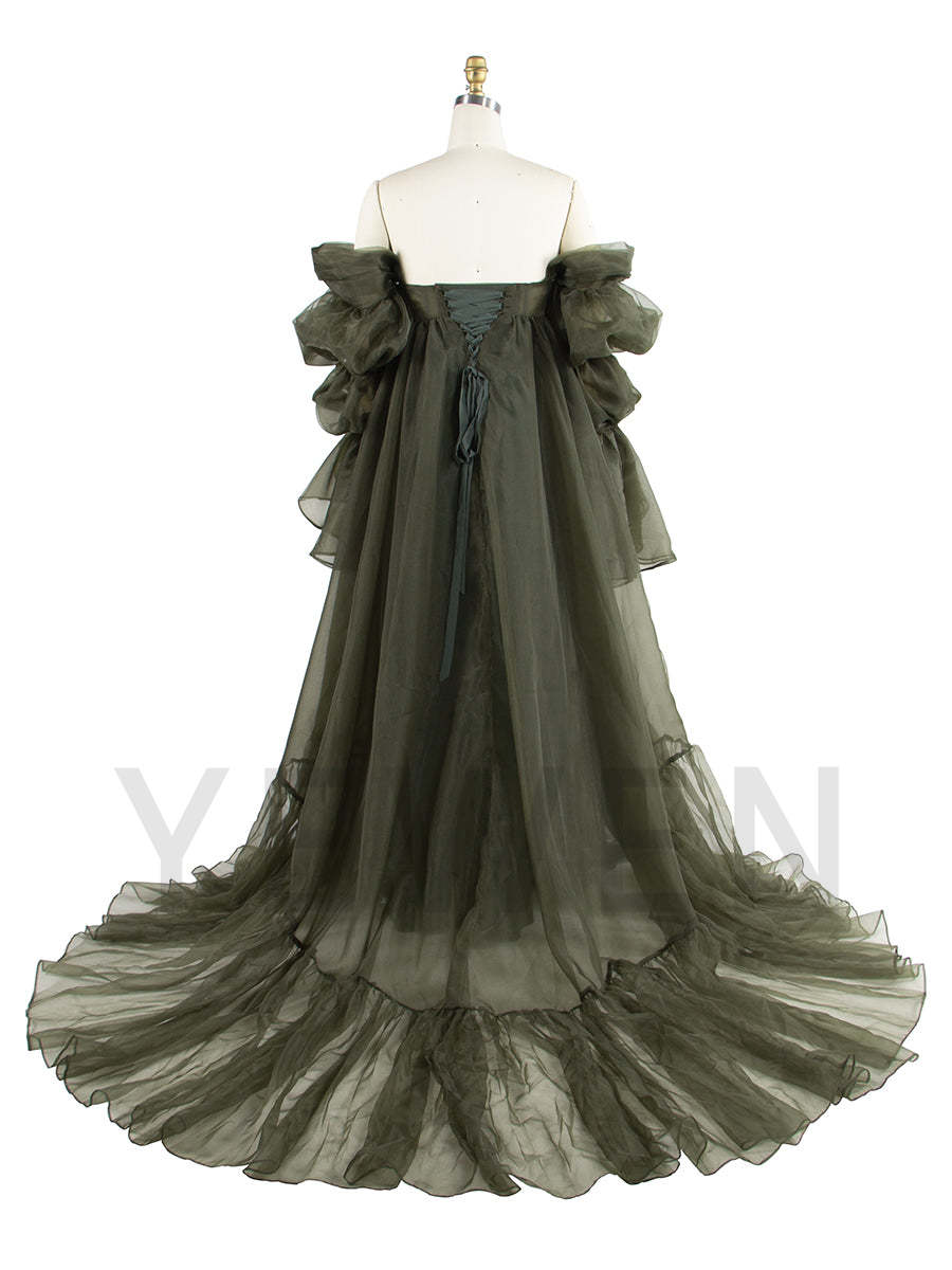 olive green maternity photoshoot dress RENTAL / HIRE Maternity /photoshoot Event Show Dress in Olive Green or Dusty Pink ,one Size Fits Most UK Only Message First!