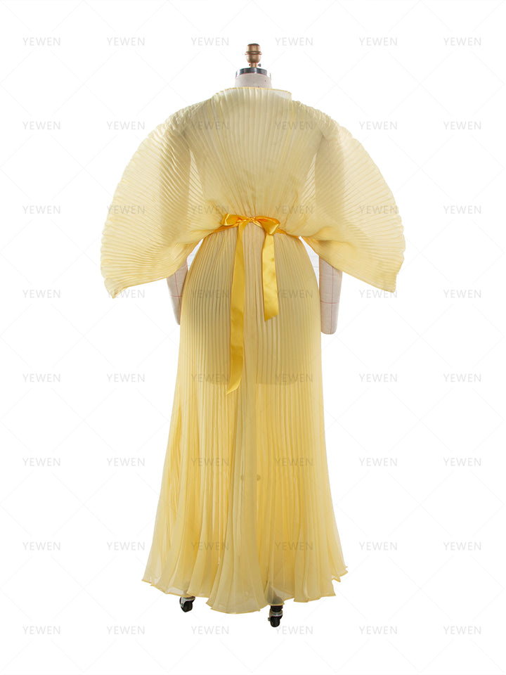 Puffy Sleeves Organza Photoshoot Dress Sexy Evening Party Gown