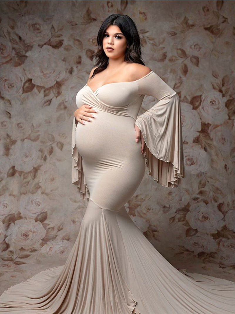 maternity gown for photoshoot 12-14 / Custom Color