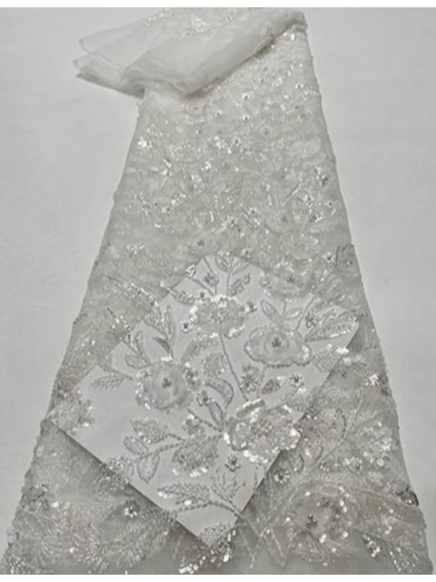 Chiffon Cape Sleeve Floral Sequin Maternity Baby Shower Dress YD260928