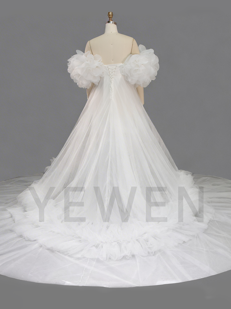 High Waist Maternity Dress Photoshoot Pregnancy Gown Custom Made YW260225