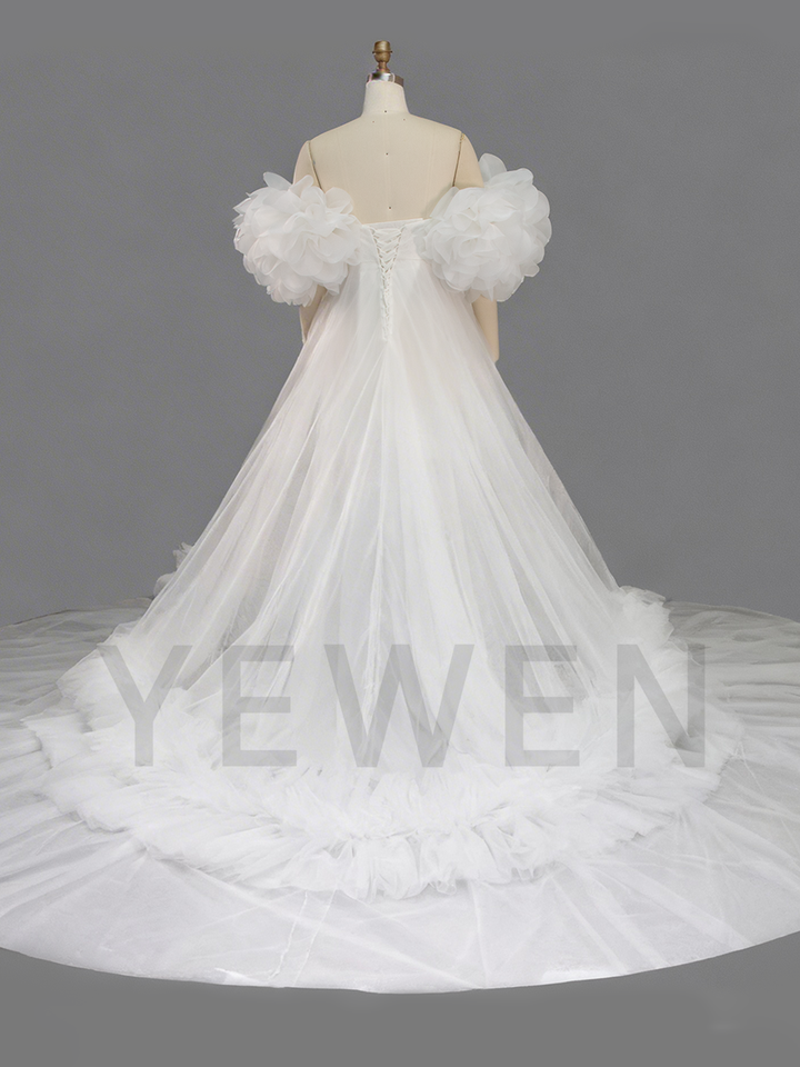 High Waist Maternity Dress Photoshoot Pregnancy Gown Custom Made YW260225