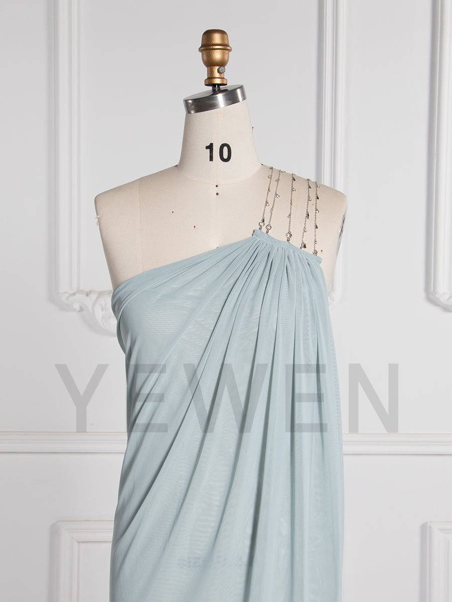 Stretchy Mesh Maternity Dresses for Photoshoot with Chains Straps YW250060