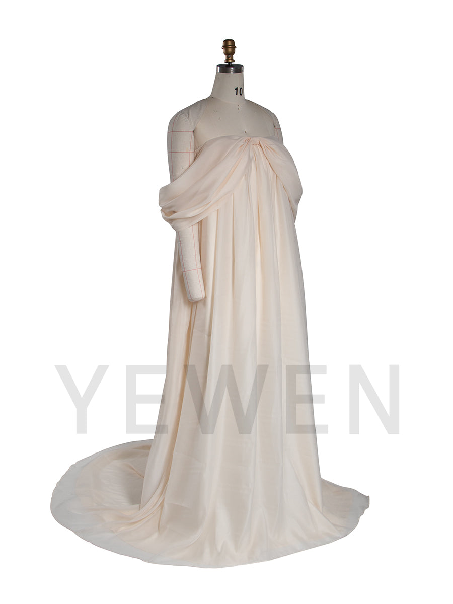 Off Shoulder Organza Photoshoot Dress Beach Maxi Dress YW251027