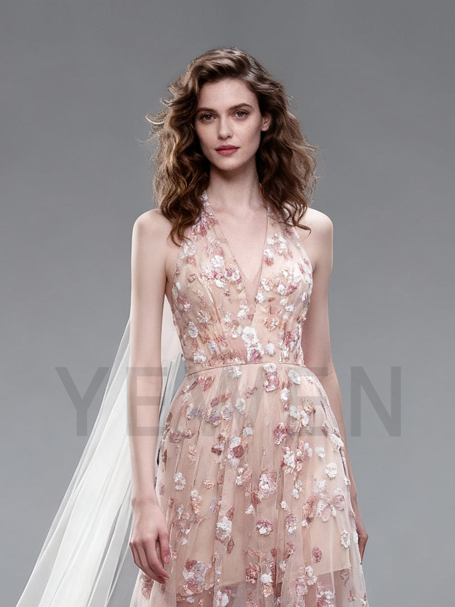 Luxury French sequin embroidery Evening Dress Women Night Banquet Gown