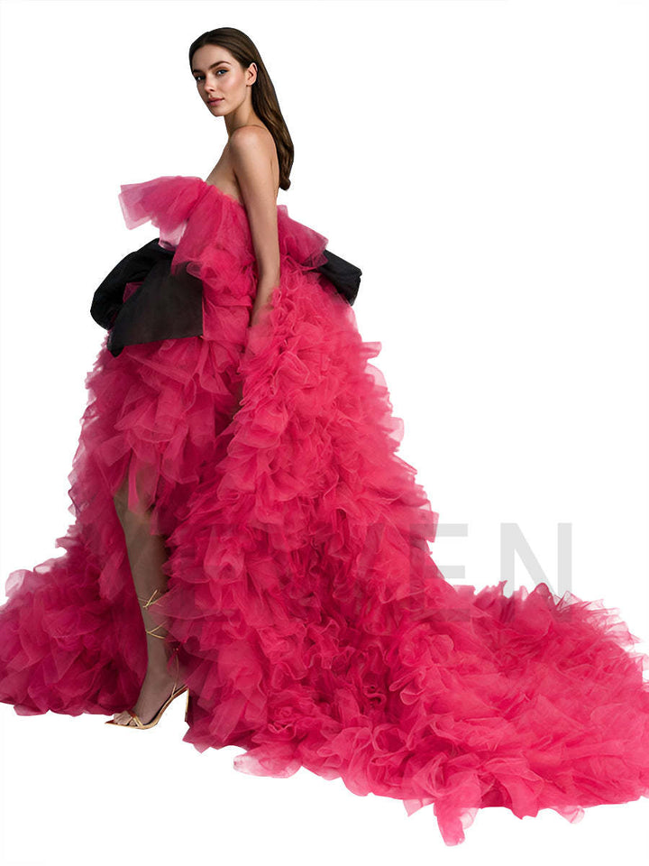 Pink Tulle Dress Fluffy Birthday Dress Amazing Wedding Dress Photo Session Dress
