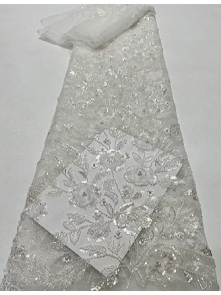 Chiffon Cape Sleeve Floral Sequin Maternity Baby Shower Dress YD260928