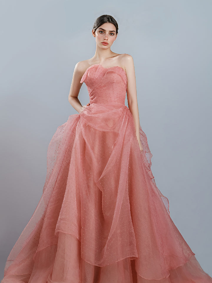 Elegant A line Women's Evening Dress Customized Sweetheart Prom Gown