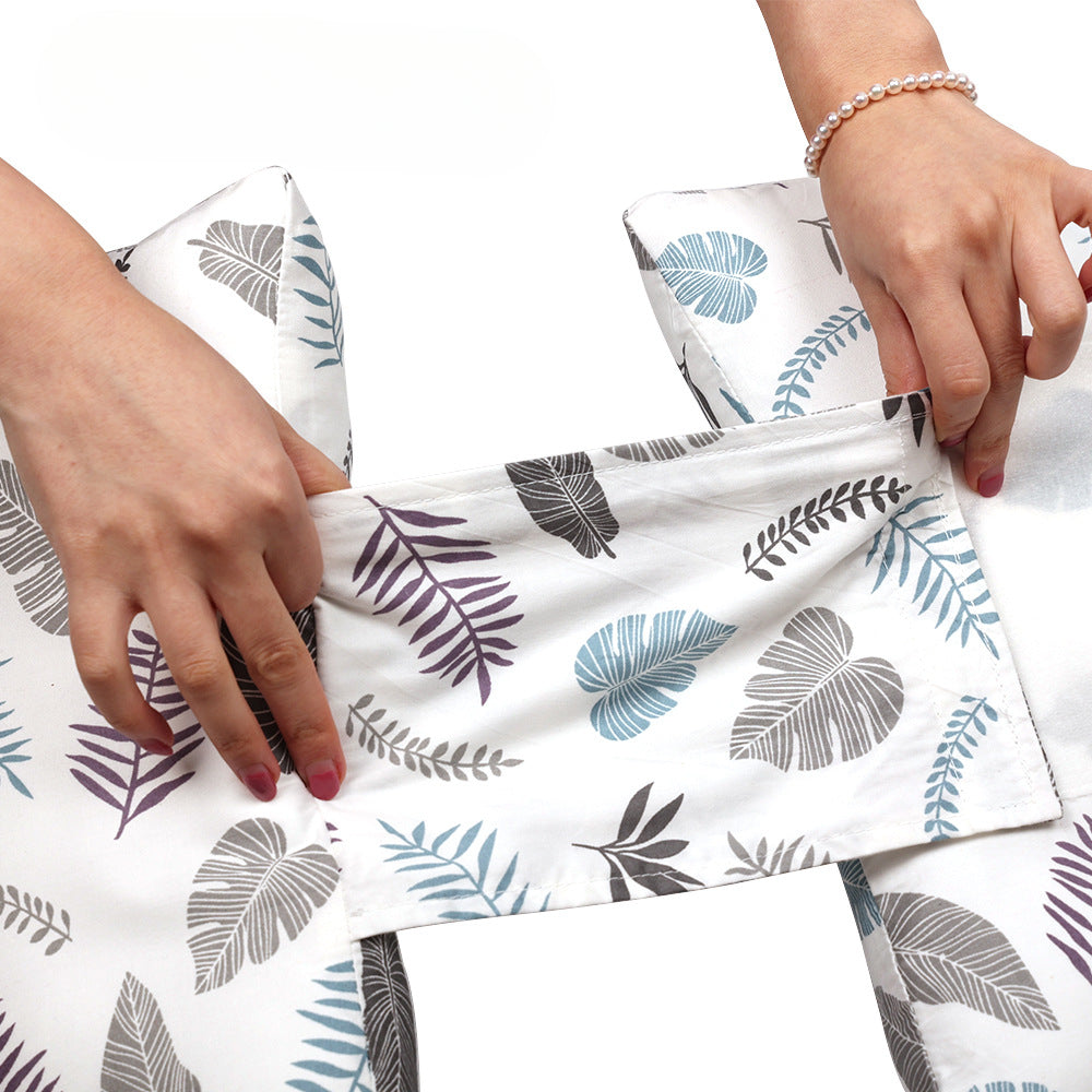 Pregnancy and Maternity Pillow for Side Sleeping Comfortable Support for Belly and Back Summer Spring Nursing Pillow with Cute Cartoon Design