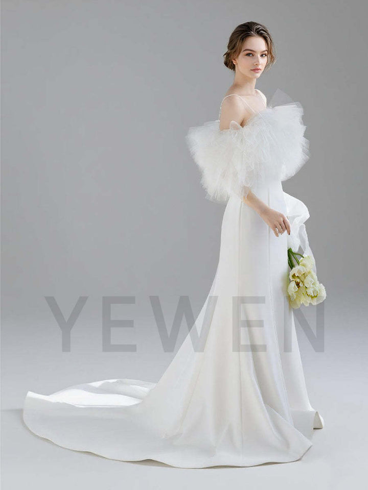 Elegant Lightweight Wedding Dresses Mermaid Bridal Gown