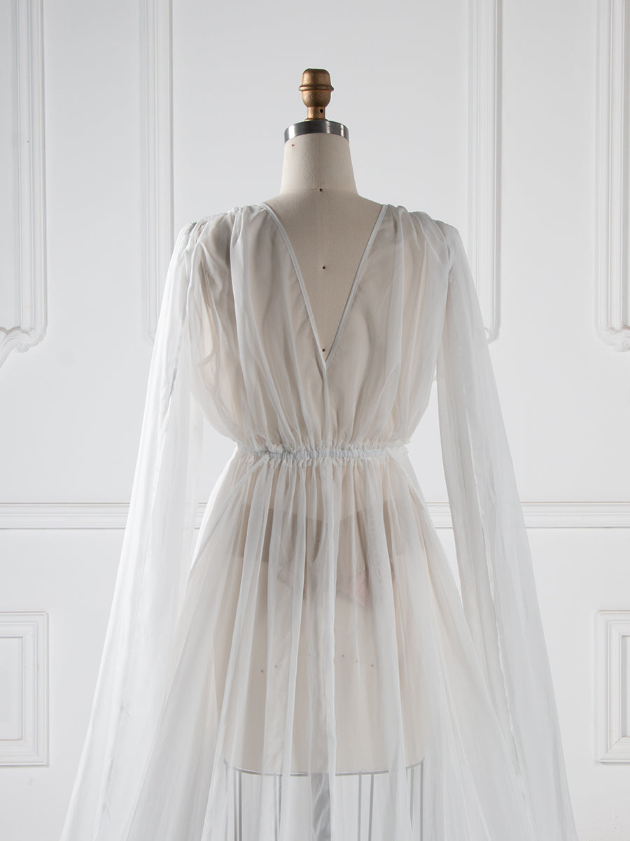 Sexy Sheer Maternity Dress Pregnancy Gown for Photo Shoot YW260222