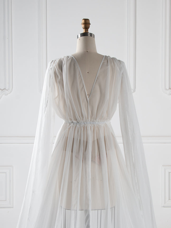 Sexy Sheer Maternity Dress Pregnancy Gown for Photo Shoot YW260222