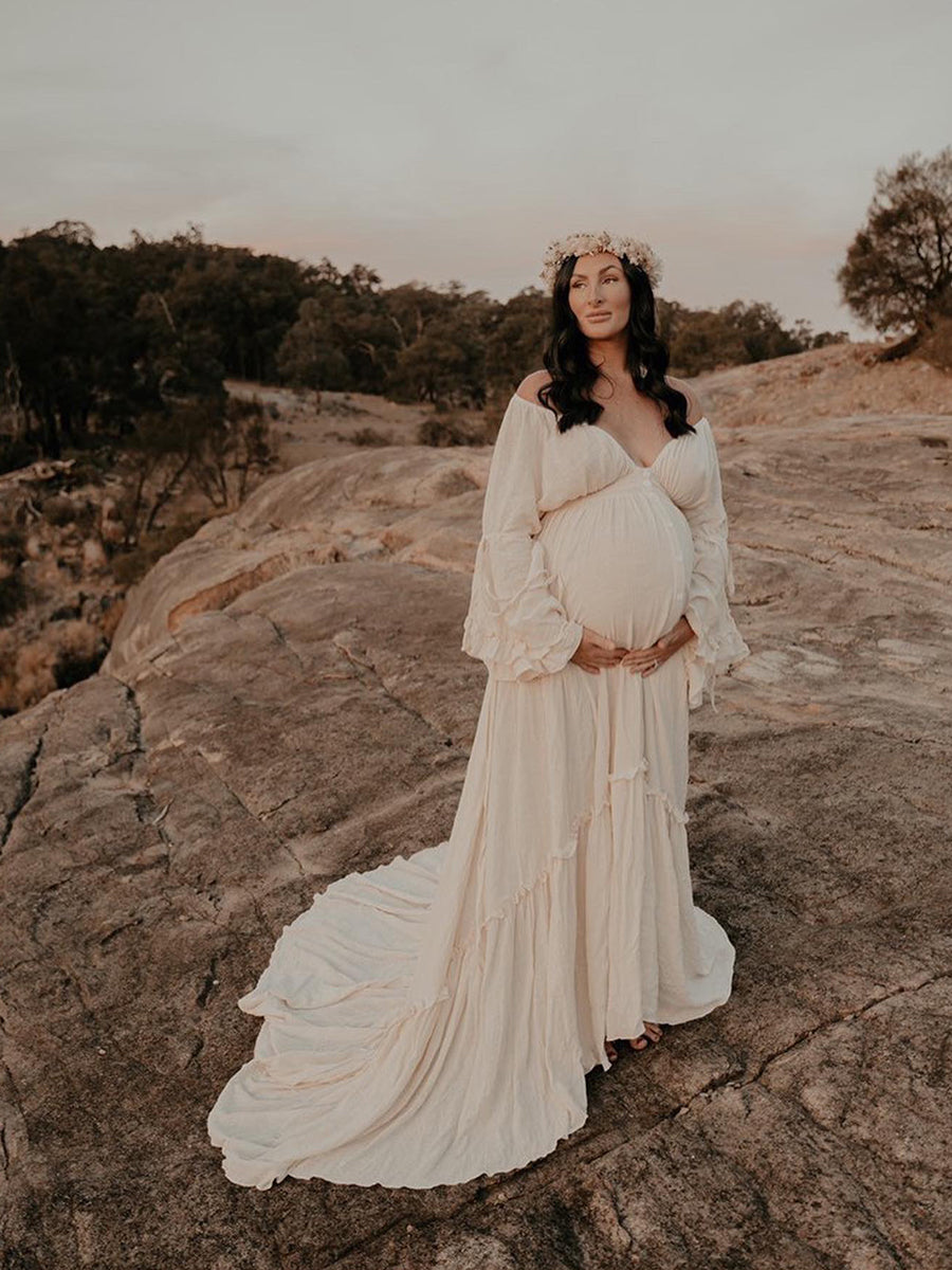 Photography Dresses for Maternity Photoshoot