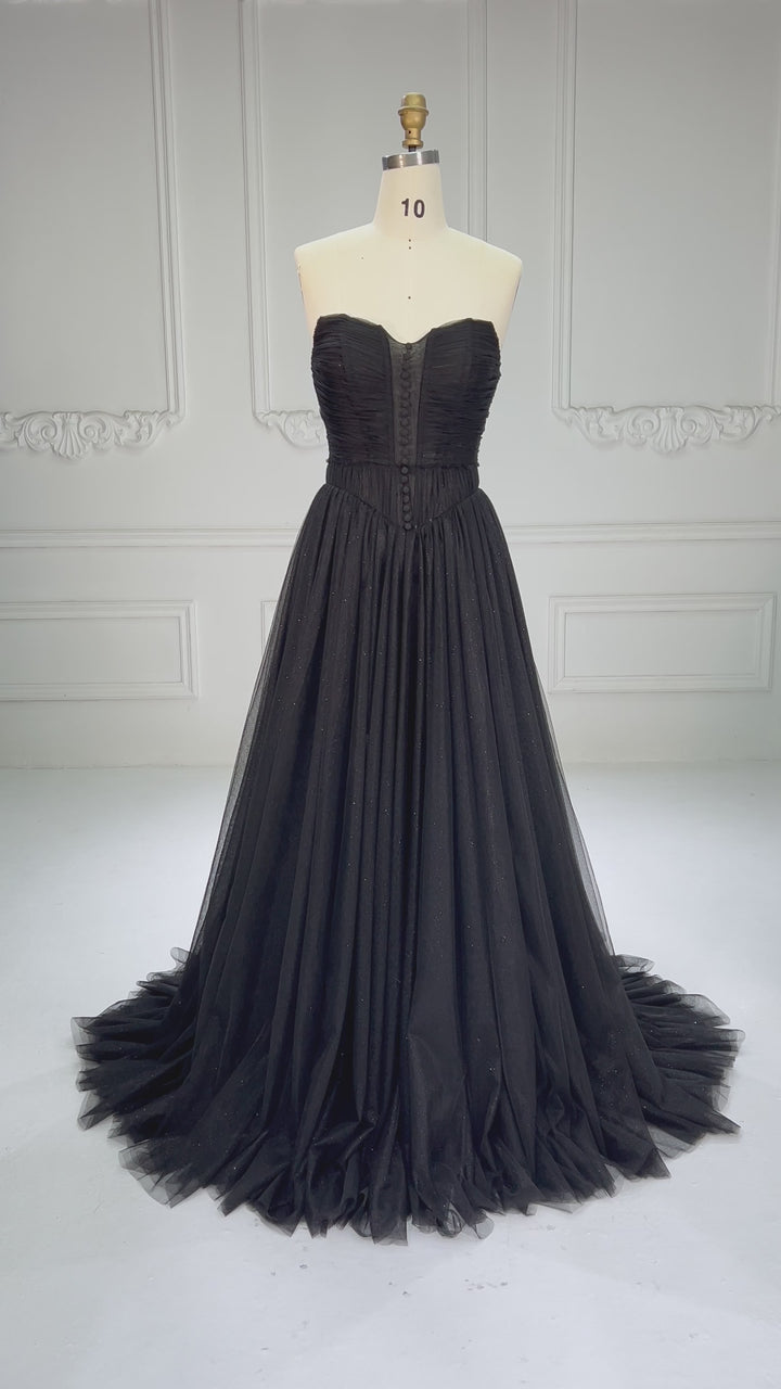 A Line Pink Tulle Dress Corset Prom Dress Princess Bridal Shower Dress YW250075