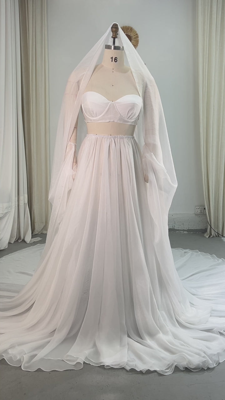 Pregnant Women 2 Piece Set Maternity Dresses Photoshoot Baby Shower YW260269