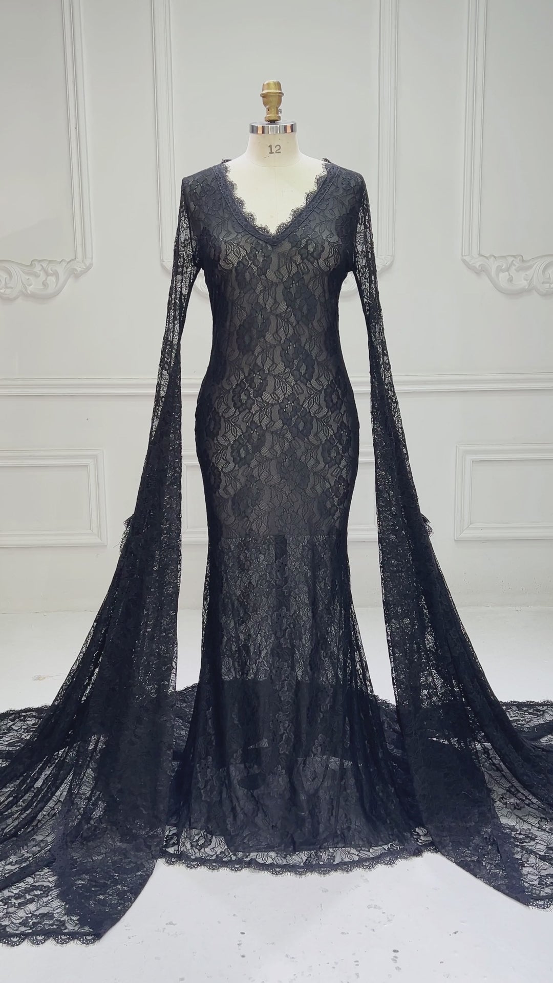 Lace Maternity Dress for Photoshoot Elegant Pregnancy Dress Spring Summer Maternity Gown YW260338