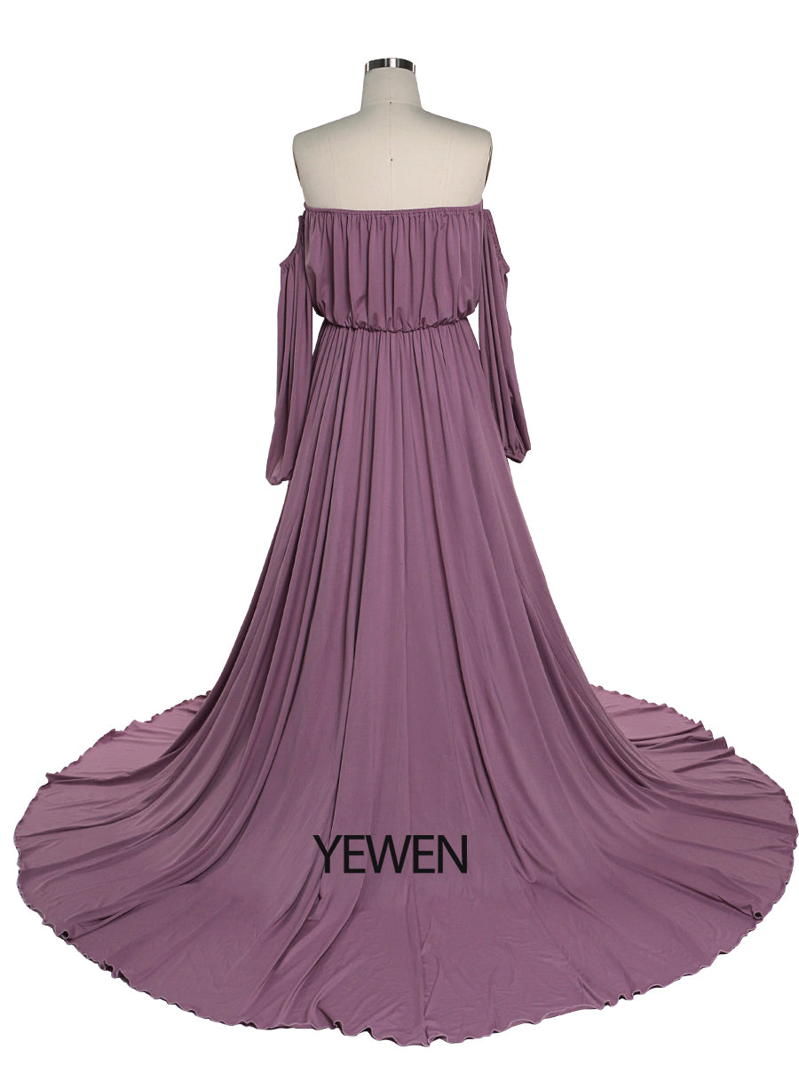 Strapless Maternity Evening Dress Long Pregnant Women Fancy Pregnancy 2 / X44 Strapless Maternity Evening Dress Long Pregnant Women Fancy Pregnancy 2 / X44