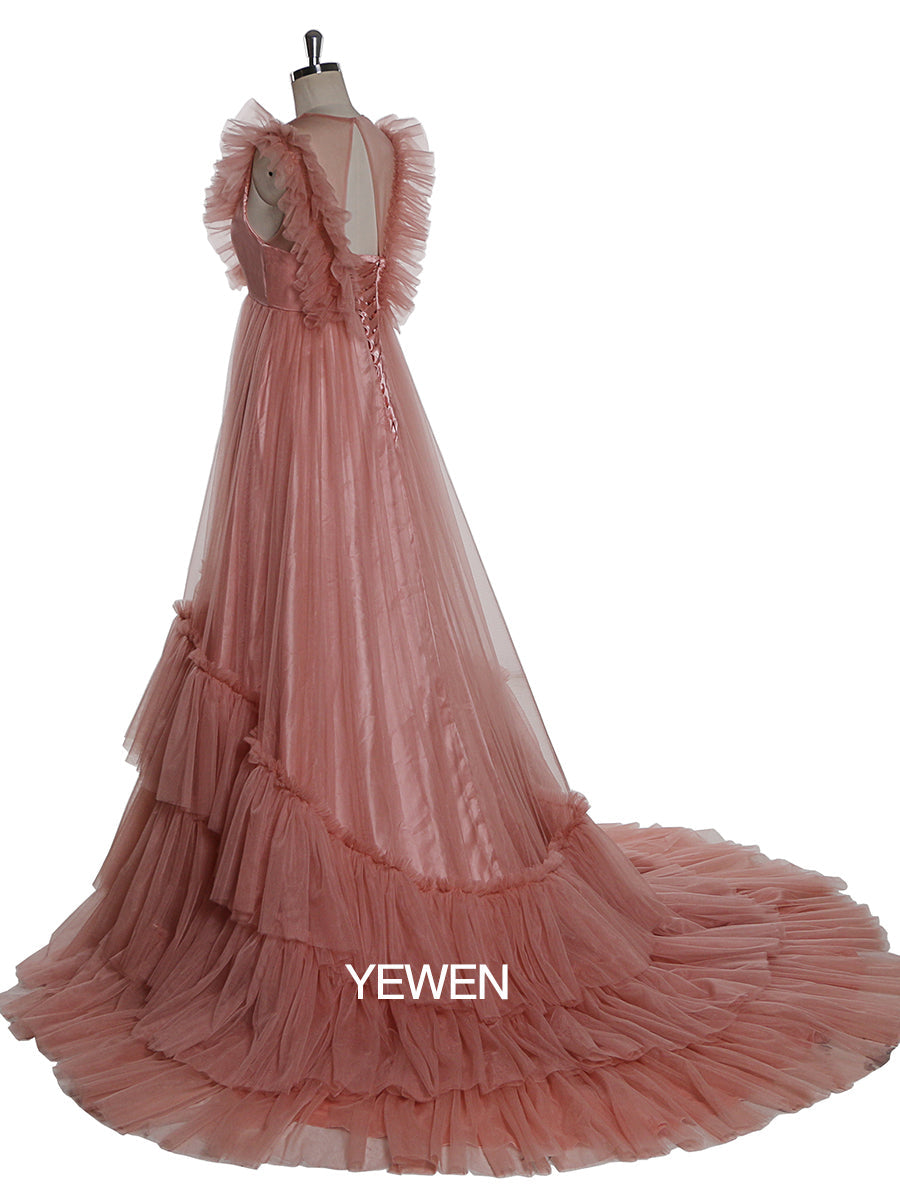 Sleeveless Maxi Maternity Dress Pleated Backless Ball Gown Party Dress 18w / N117 Sleeveless Maxi Maternity Dress Pleated Backless Ball Gown Party Dress 18w / N117