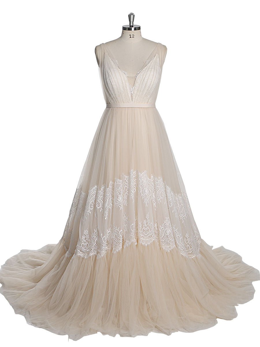 V Neck Tulle Dresses for Photo Shoots / Baby Shower Gown Boho Bridal Wedding Dress YW230213 V Neck Tulle Dresses for Photo Shoots / Baby Shower Gown Boho Bridal Wedding Dress YW230213