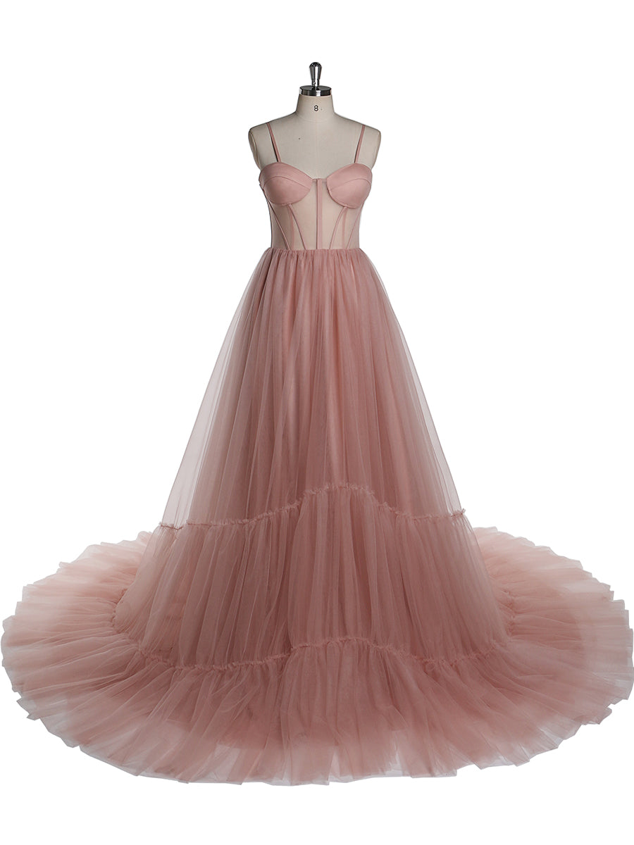 Orange Tulle Evening Dress Long Woman Formal Prom Dress Fluffy Maxi P yewendress Orange Tulle Evening Dress Long Woman Formal Prom Dress Fluffy Maxi P yewendress