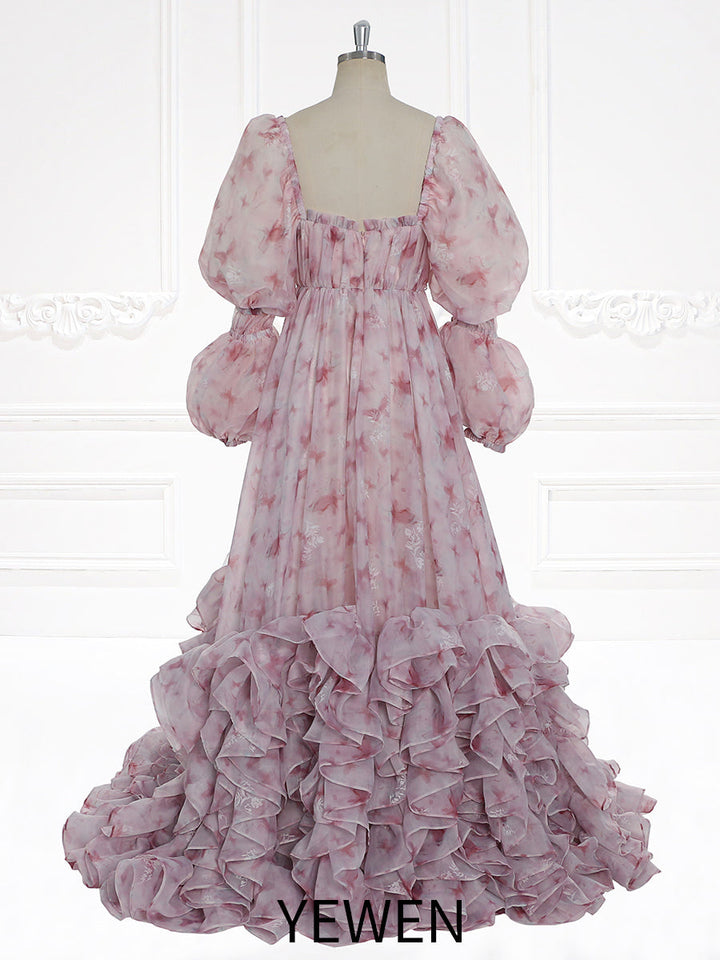 Princess Christmas Holiday Season Gown Colorful Floral Wedding Dresses Photo Shoot Dress YW231114 Princess Christmas Holiday Season Gown Colorful Floral Wedding Dresses Photo Shoot Dress YW231114