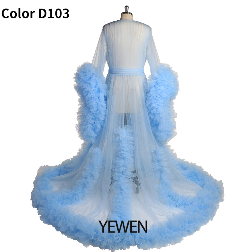 Womens Sexy Sleepwear Feather See-through Dress Lingerie Robe Nightgown  Bathrobe | eBay
