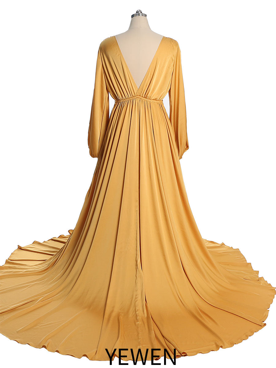 Maxi Dress Plus Size Baby Shower Gowns Full Sleeves Maternity Dress For Photoshoot Boho Maternity Gown Maxi Dress Plus Size Baby Shower Gowns Full Sleeves Maternity Dress For Photoshoot Boho Maternity Gown