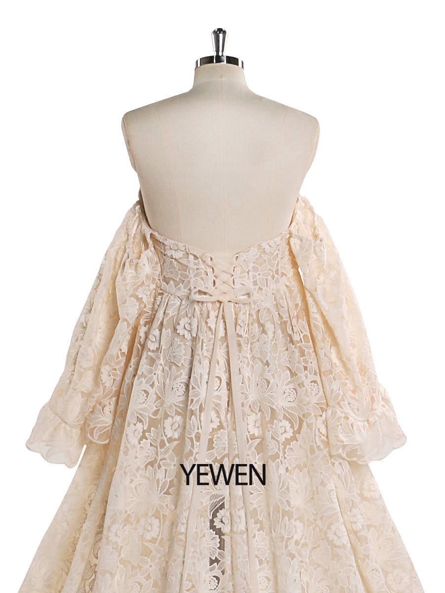 beige lace maternity dress Women's Bohemian Skirt Maternity Beige Lace Women's Gown Maxi Photography Dress at Amazon Women's Clothing store