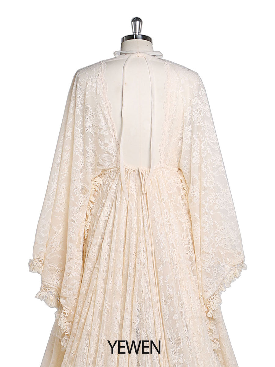 boho lace maternity dress Floral Boho Lace