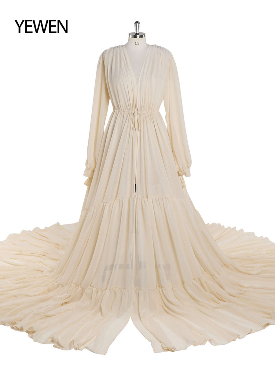 Chiffon Coffee Color Custom Plus Size Maternity Gown 22w / oldrose Chiffon Coffee Color Custom Plus Size Maternity Gown 22w / oldrose