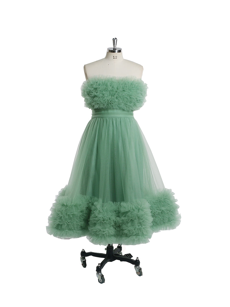 1950s Tulle Prom Dress