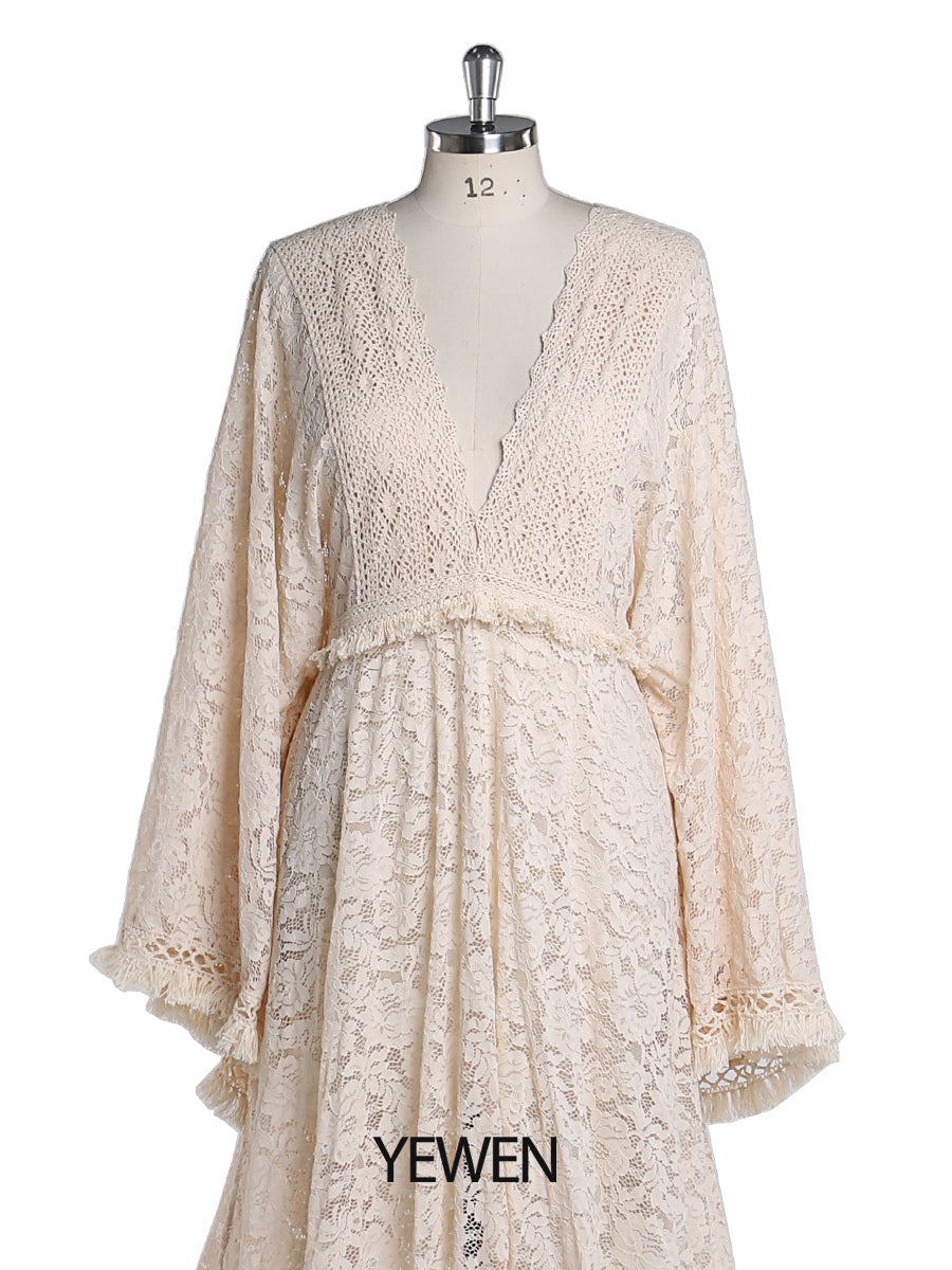 Backless Bohemian Lace Maternity Dress for Photo Shoot Adjustable Waist Maternity Gowns Baby Shower Dresses 12 / Picture Color Backless Bohemian Lace Maternity Dress for Photo Shoot Adjustable Waist Maternity Gowns Baby Shower Dresses 12 / Picture Color