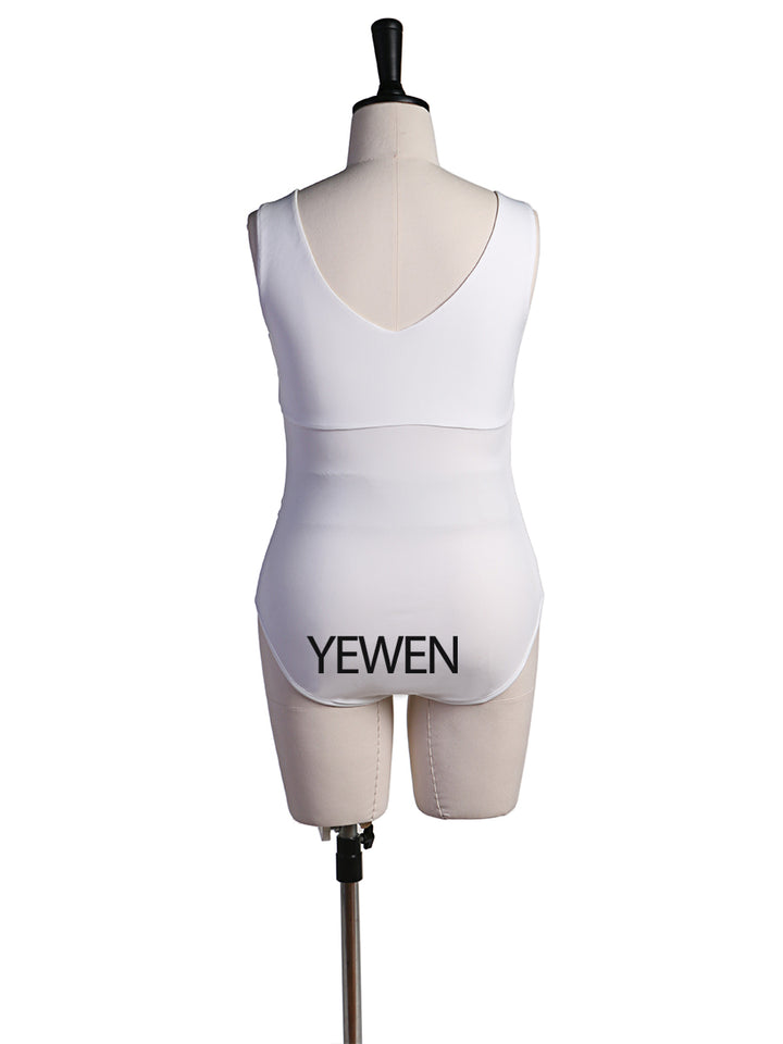 Custom Colors Double V Neck Stretchy Summer Maternity Photo Shooting Bodysuit Pregnant Woman Jumpsuit For Photography YEWEN