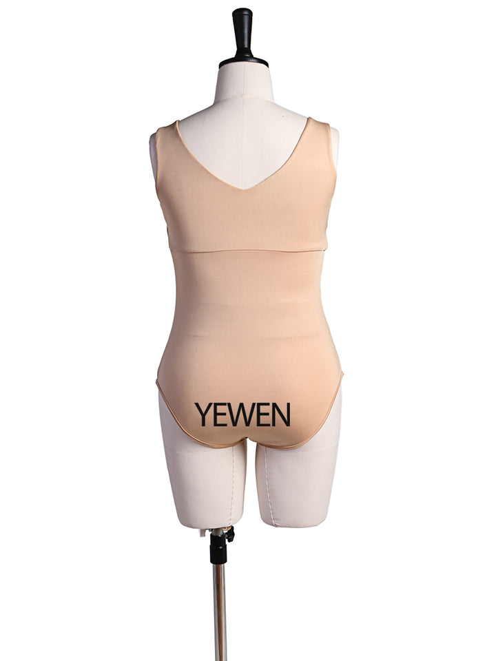 Custom Colors Double V Neck Stretchy Summer Maternity Photo Shooting Bodysuit Pregnant Woman Jumpsuit For Photography YEWEN