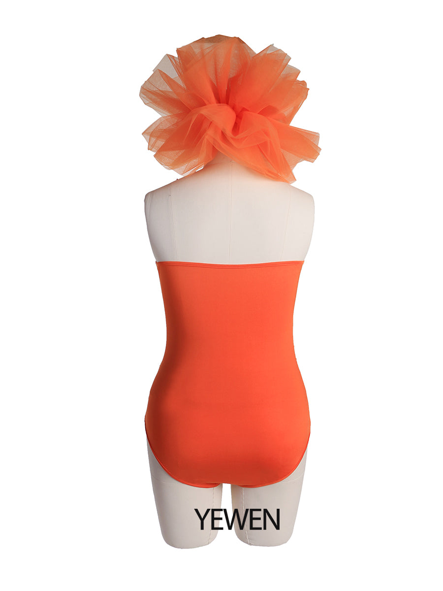 Off shoulder Stretchy Fabric Maternity Bodysuit Photography Props YW2128