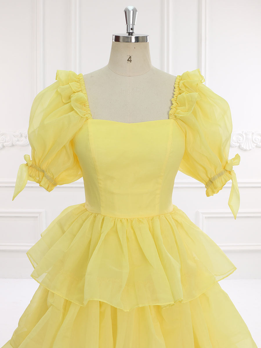 Waist detail of fairy dress featuring elegant shaping and a flattering silhouette for special occasions
