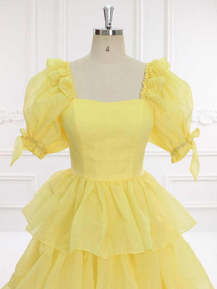 Waist detail of fairy dress featuring elegant shaping and a flattering silhouette for special occasions