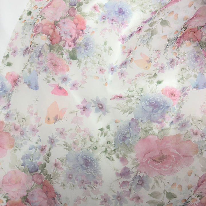 Custom color of of a floral maternity photoshoot dress designed for baby shower and maternity photography sessions