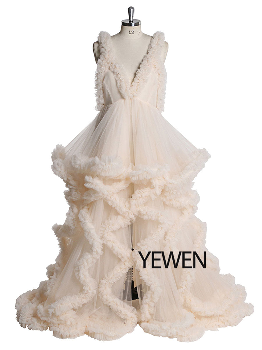 Sleeveless Maternity Dress for Photoshoot